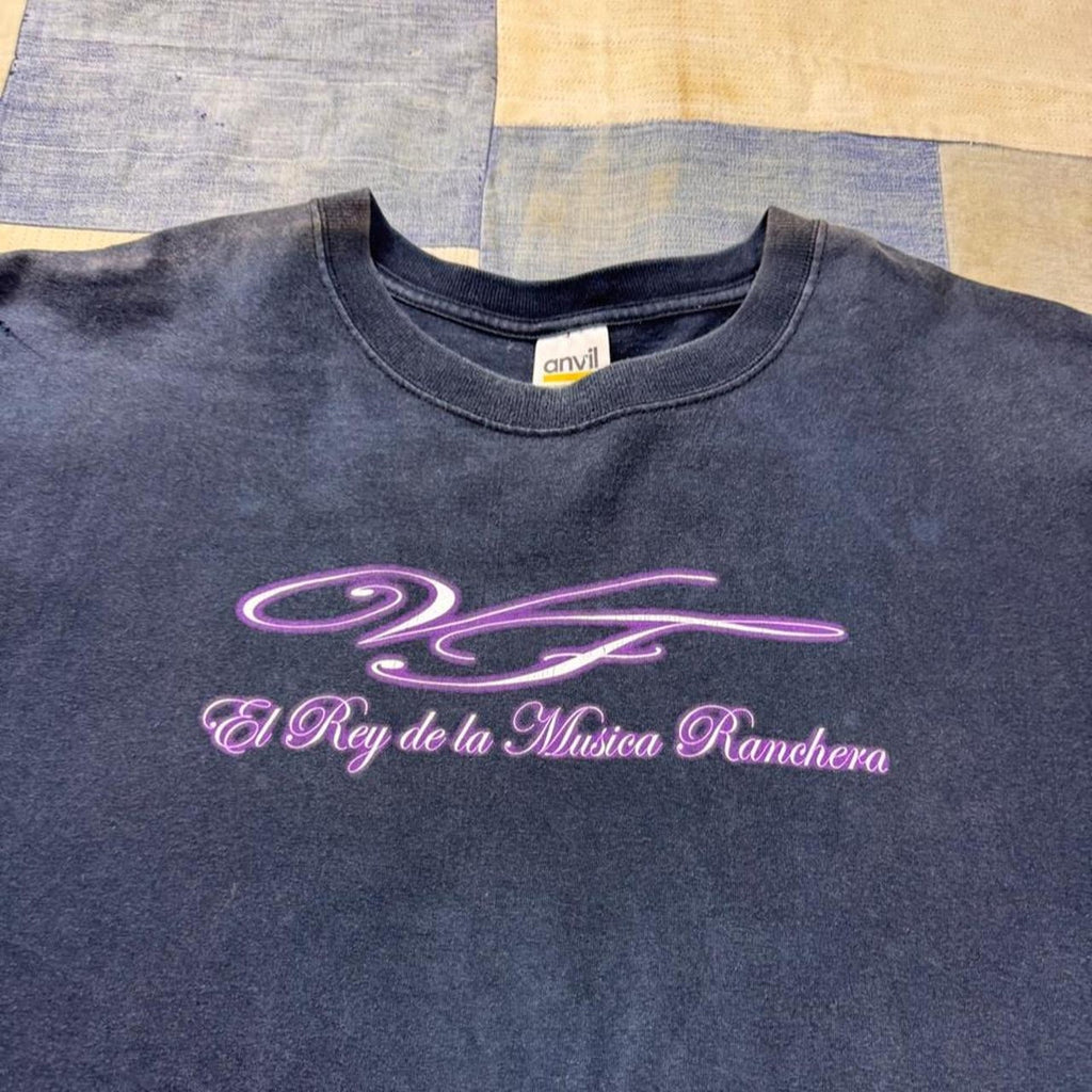 2000s Vicente Fernández El Rey Double-Sided Tee | XL