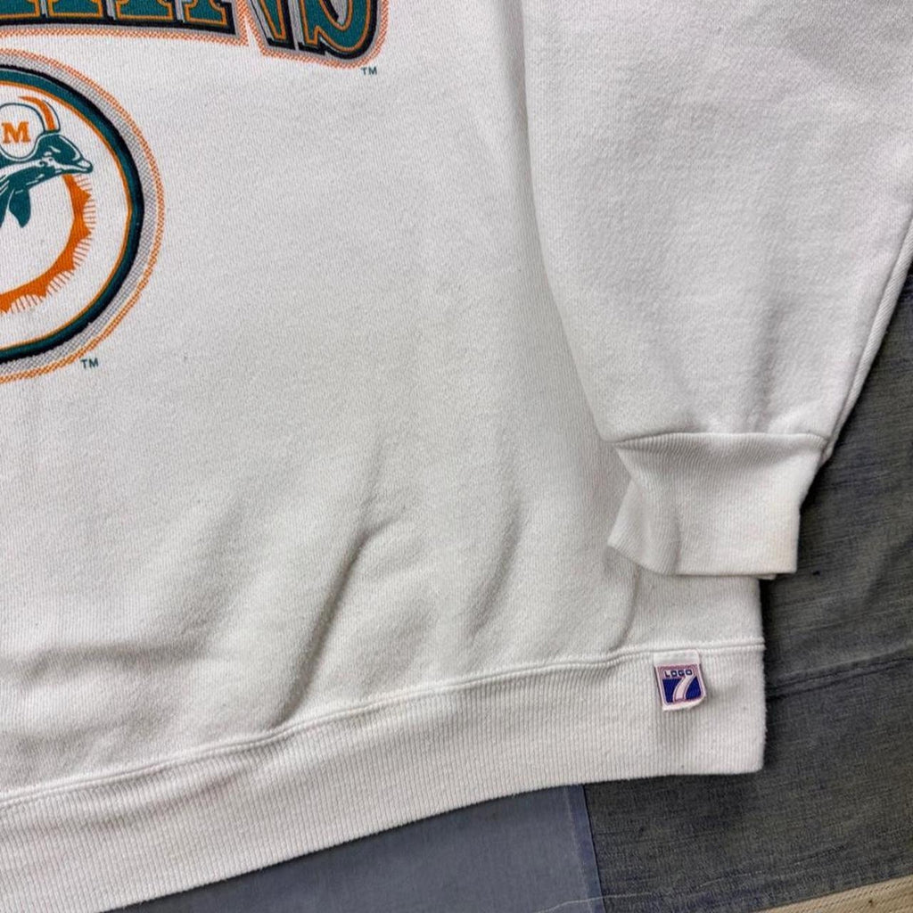 1992 Miami Dolphins Logo 7 NFL Sweatshirt | XL