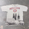 1990s FC Bayern Munich Germany All Over Print Tee | Large
