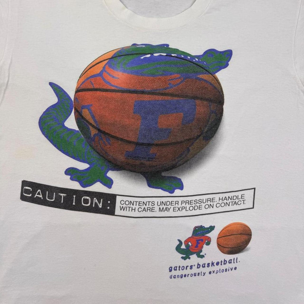 1990s Florida Gators Basketball “Dangerously Explosive” Graphic Tee | Large