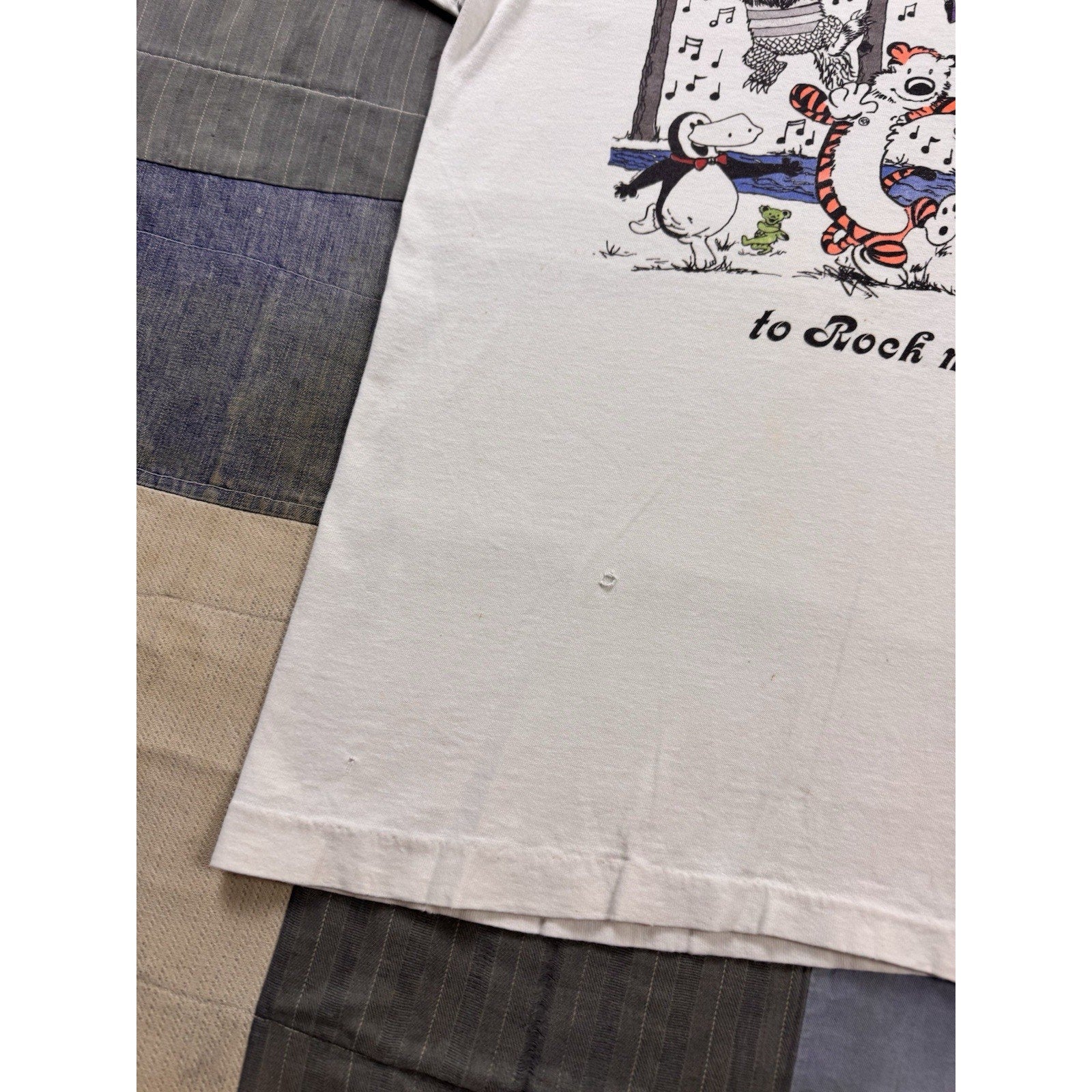 Vintage Grateful Dead Parking Lot Bootleg Tie Dye Tee Size XL