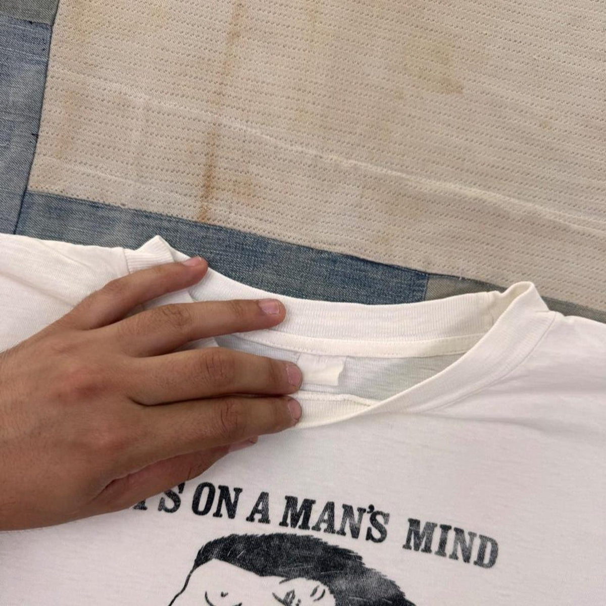 1990s What's On A Man's Mind Freud Illusion Tee | L