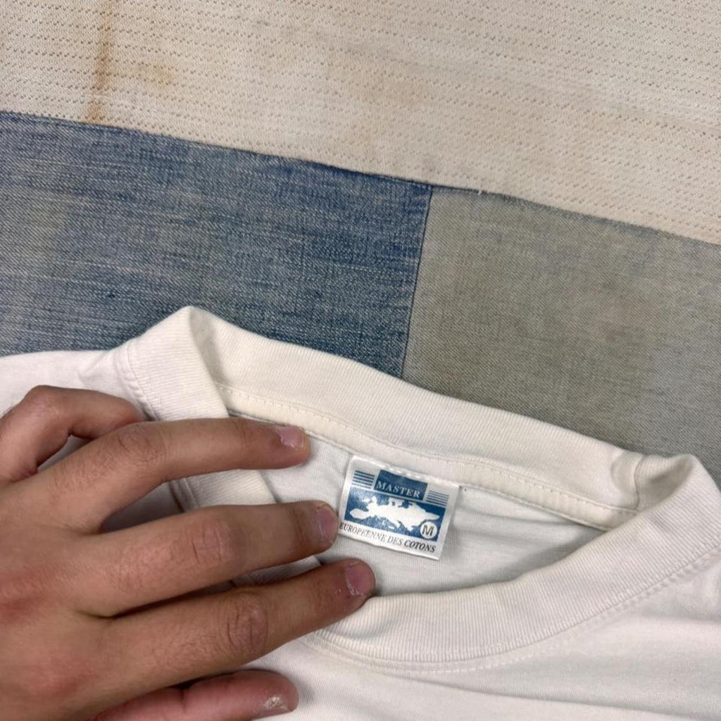 1990s French Abstract Art Tee | M