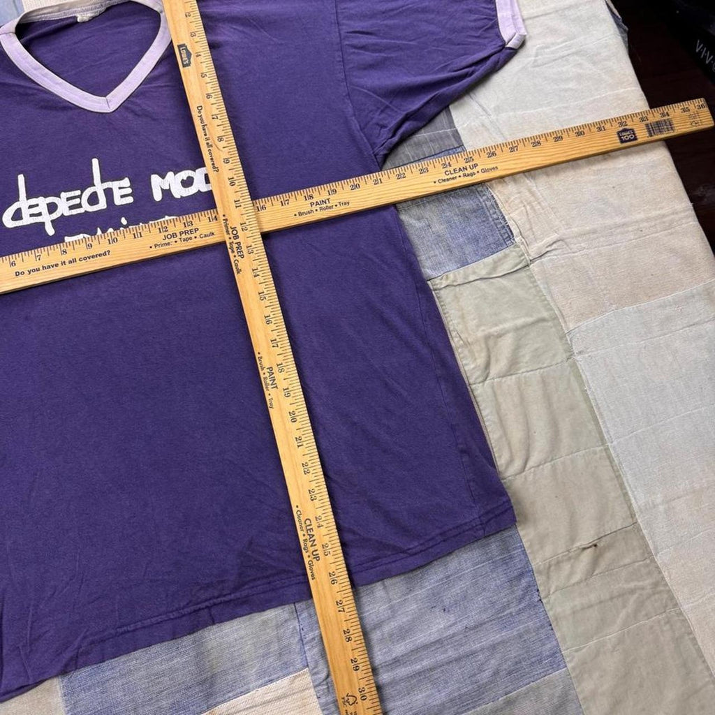 2001 Depeche Mode Exciter World Tour Ringer Tee | Large