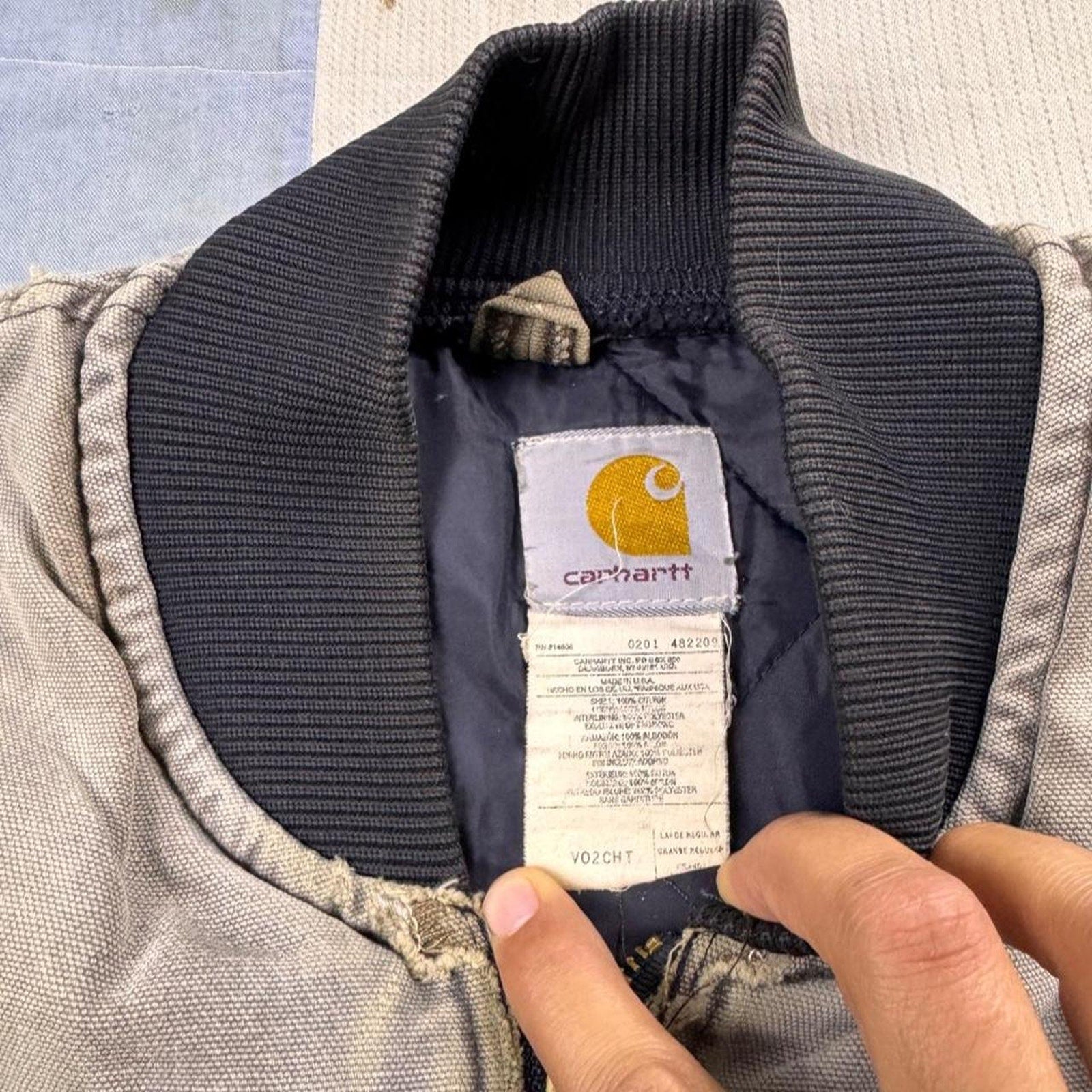 2000s Carhartt Sandstone Duck Work Vest | Large