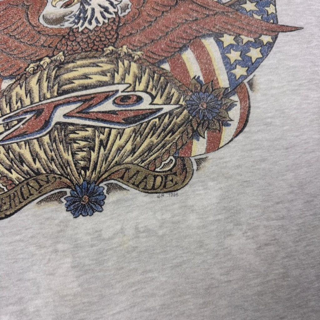 1990s Rusty Surfboards American Eagle Flag Graphic Tee | Large
