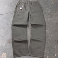 2000s Carhartt Moss Green Double Knee Carpenter Pants New With Tags | 30x32