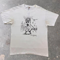 2000s Daniel Johnston Devil Guitar Outsider Art Tee | Medium