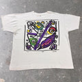 1990s Andrzej “Ecstasy Art” abstract 2 tee | XL
