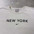2000s Nike New York Swoosh Graphic Tee | Large