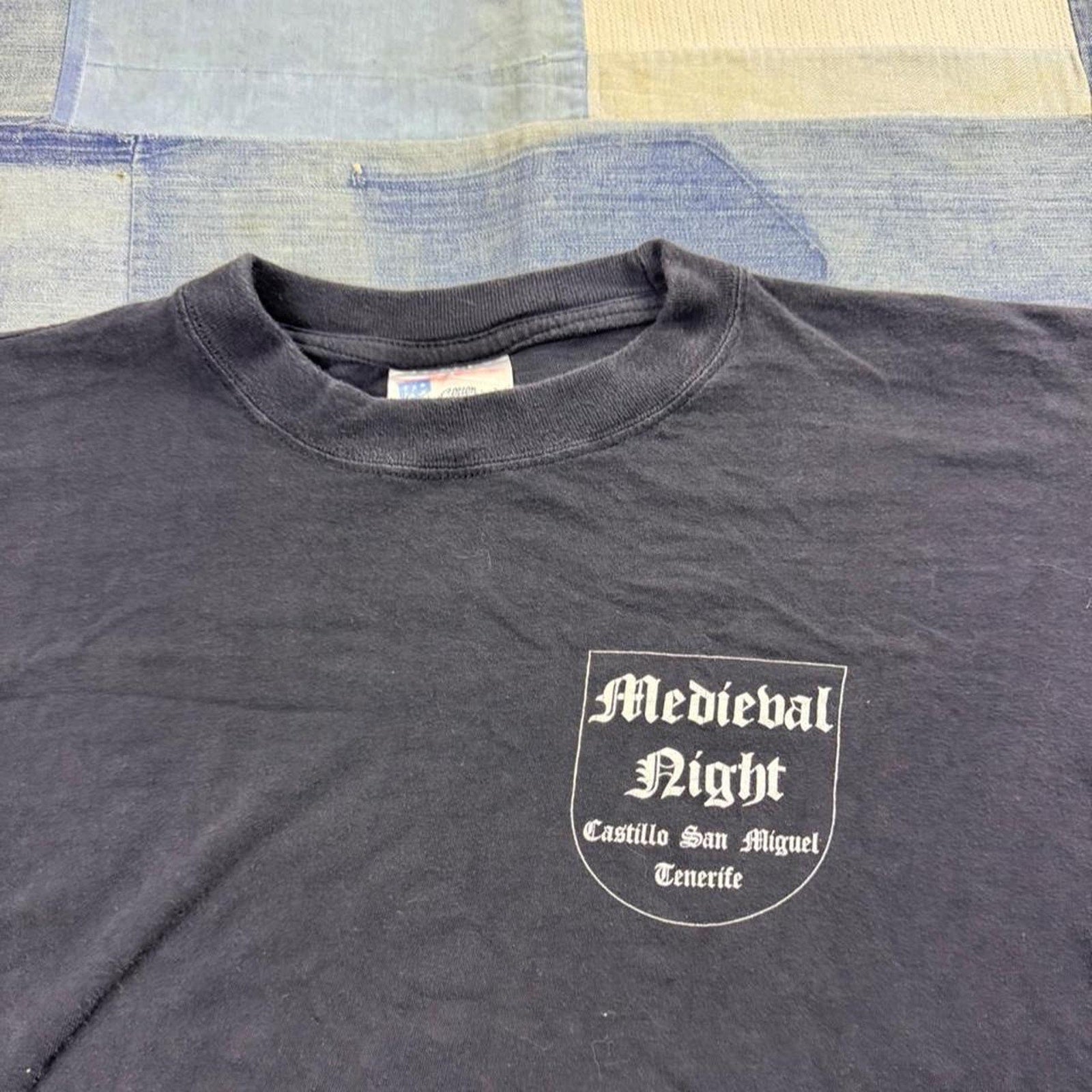 1990s Medieval Night Castillo San Miguel Tenerife Tee | XL