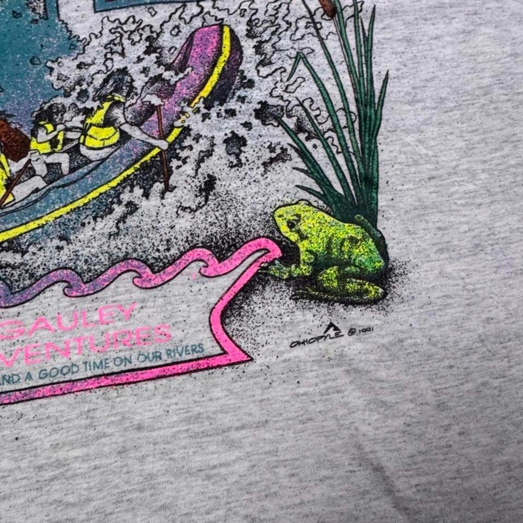 1991 New River Gauley River Adventures Rafting Tee | Large