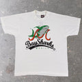 1990s Mobile BaySharks Minor League Baseball Graphic Tee Made in USA White | Large