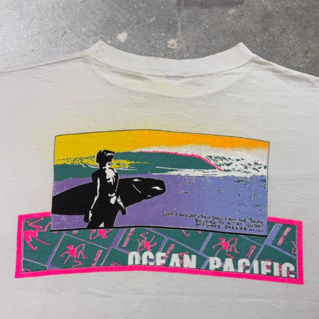 1990s Ocean Pacific Surf Tee | XL