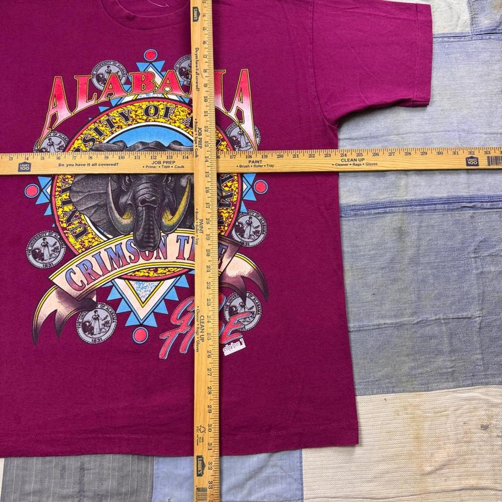 1990s Alabama Crimson Tide Elephant Graphic Tee | XL