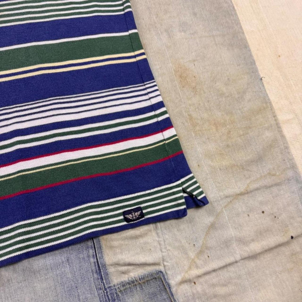 1990s Dockers Levi’s Striped Knit Tee | XL