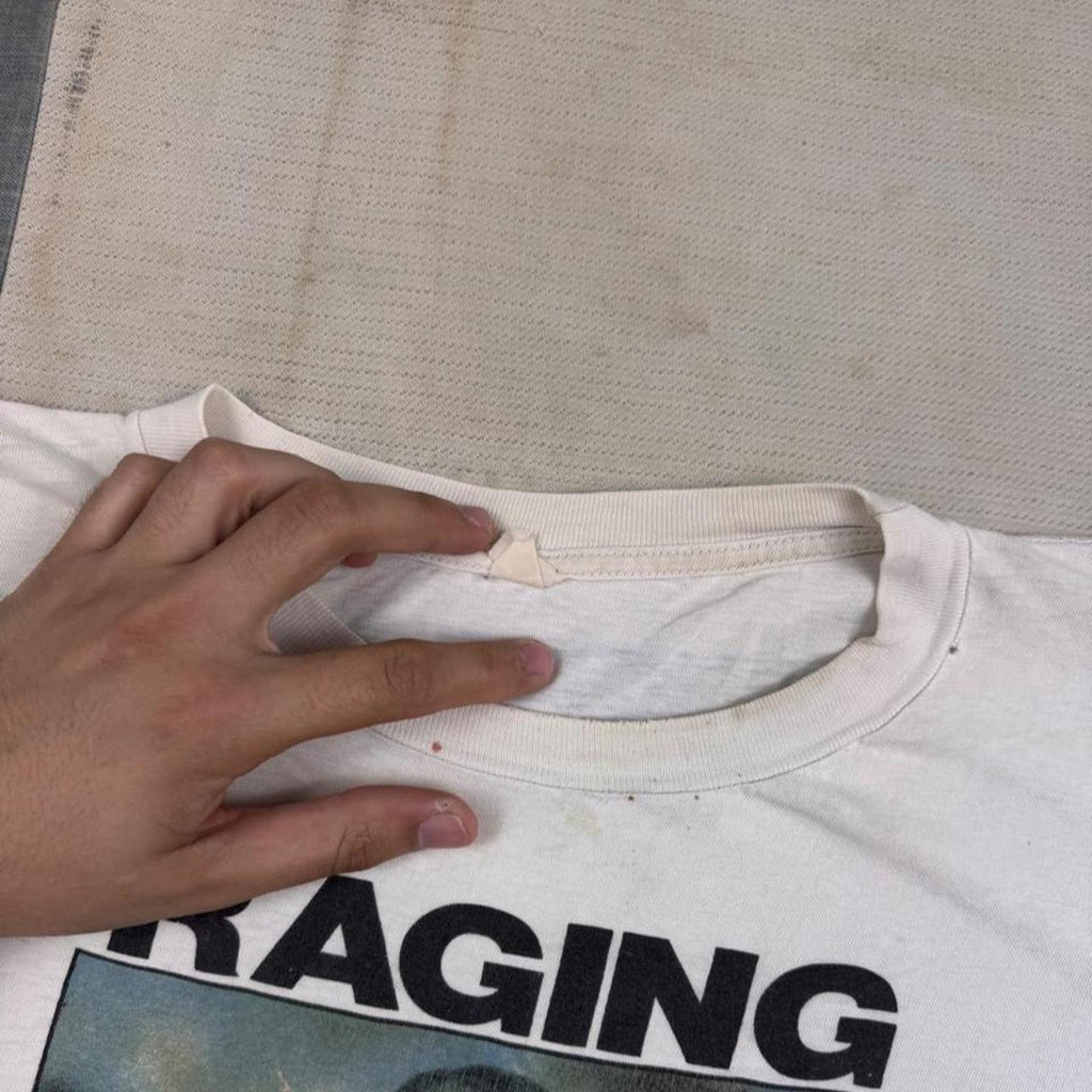 1990s Raging Bull England Footballer Novelty Tee | 2XL
