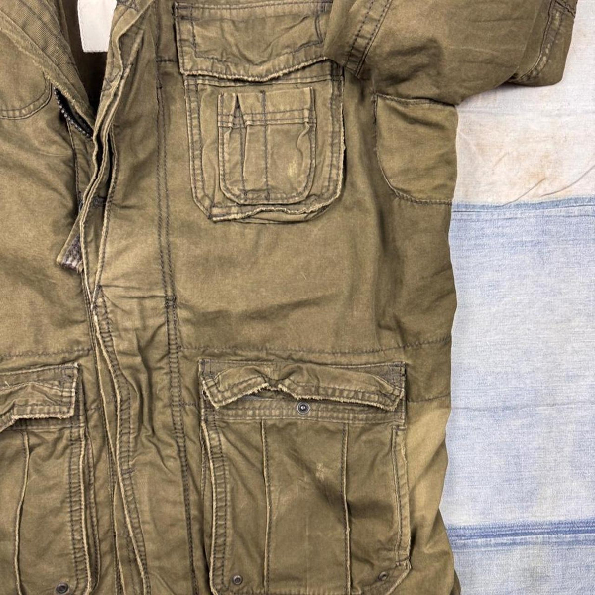 2000s Abercrombie Fitch Redfield Field Jacket | L