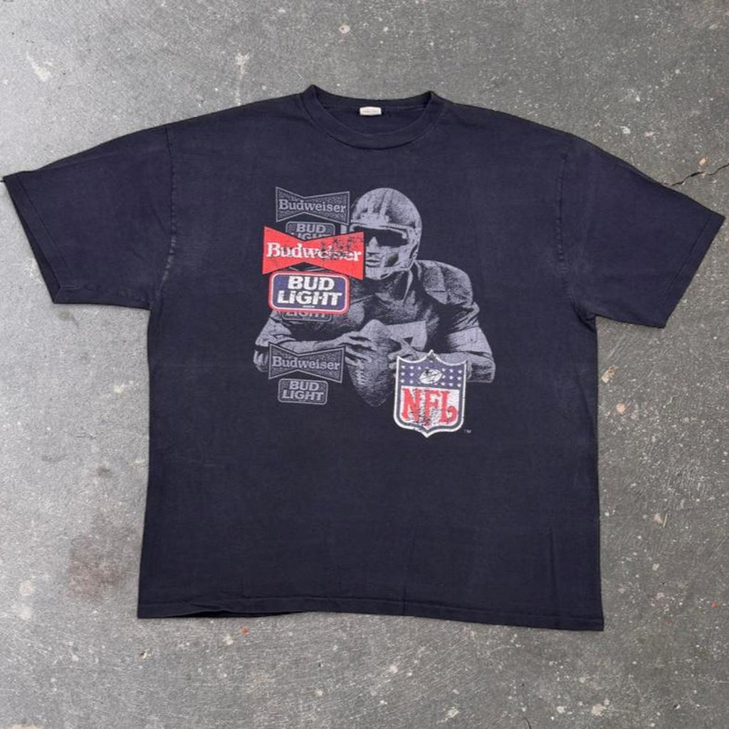 1990s Budweiser NFL Football Tee | XL