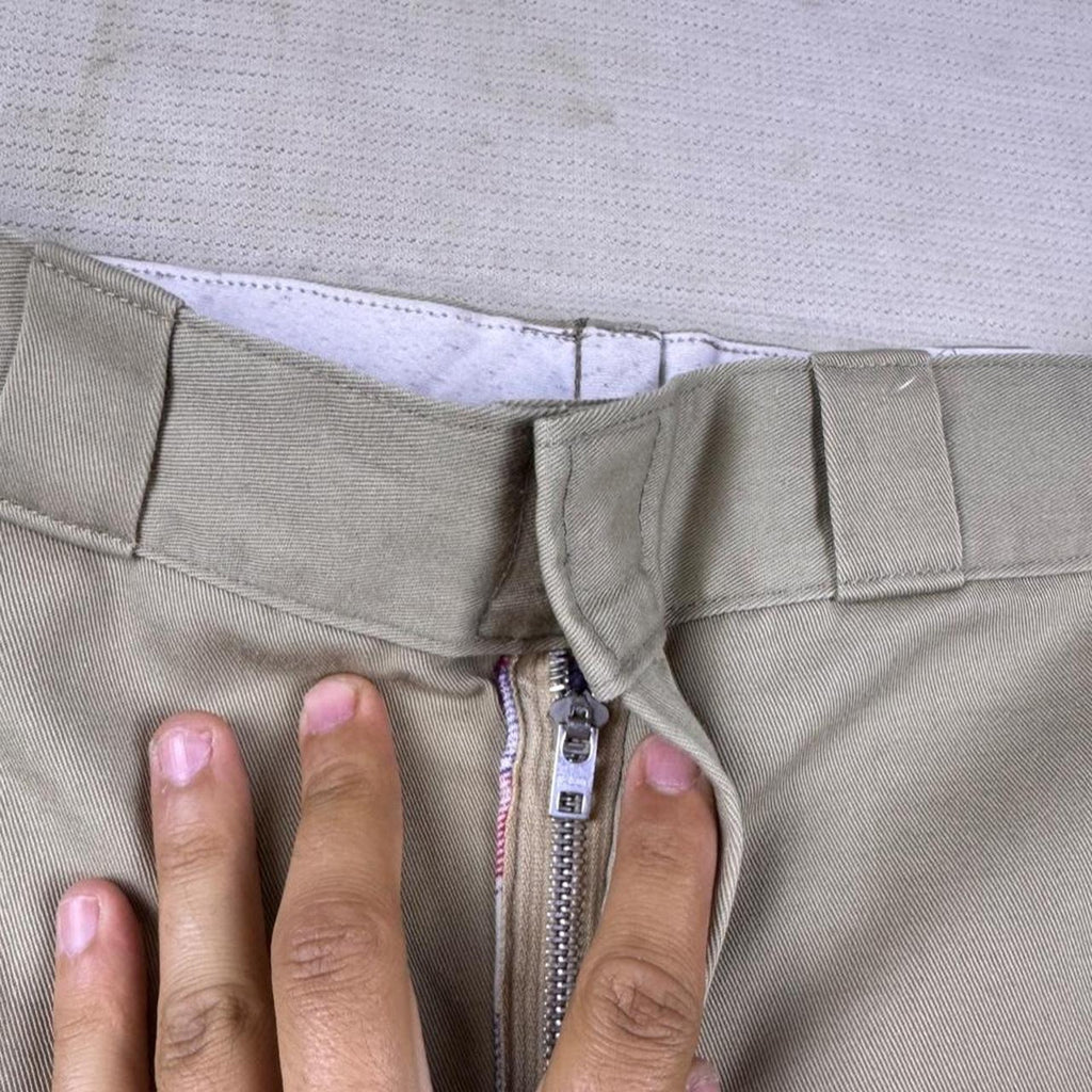 1980s L.L.Bean Khaki Straight Leg Chino Pants | 32 x 27.5