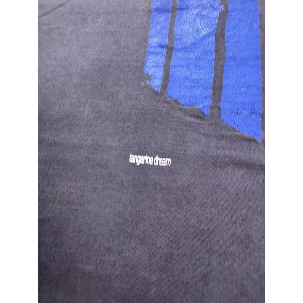 Vintage Tangerine Dream Blue Forest Graphic Band T-Shirt Adult Black Tee Sz L