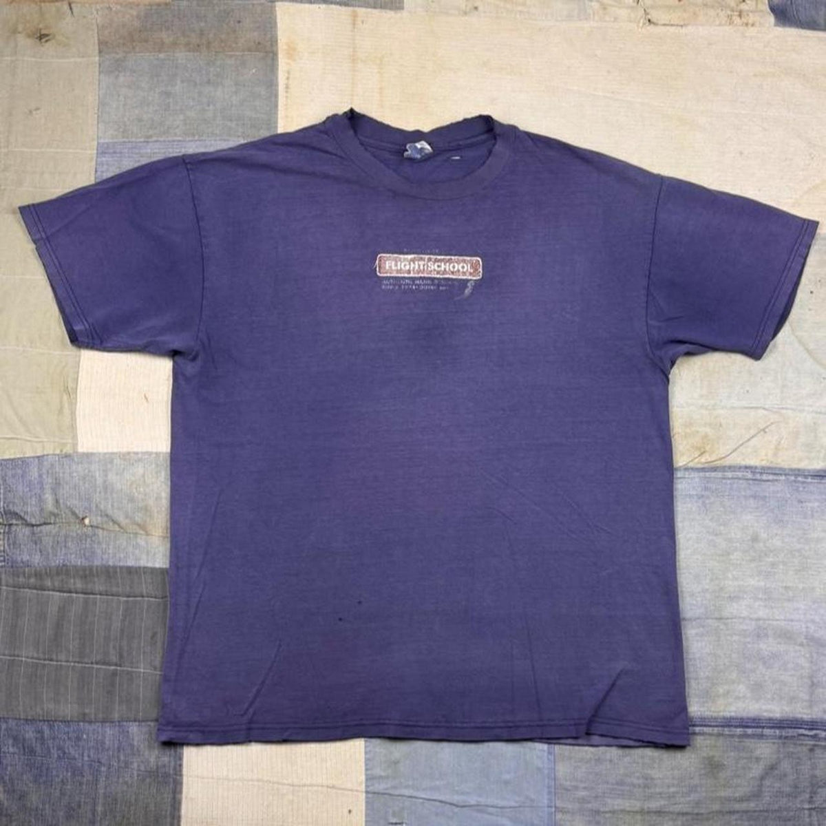 1990s Flight School Authentic Hang Gliding Graphic Tee | Extra Large