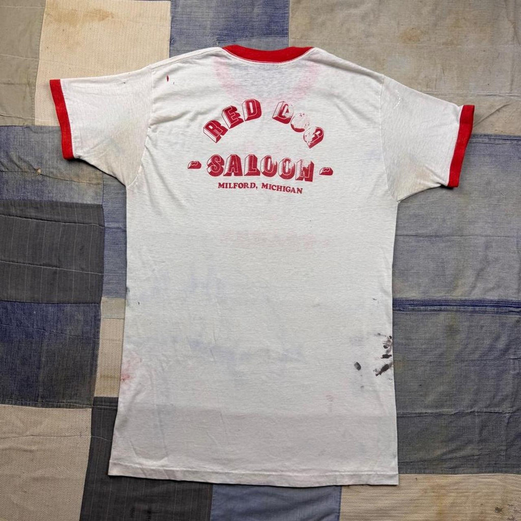 1970s Red Dog Saloon Milford Michigan Ringer Tee | Medium