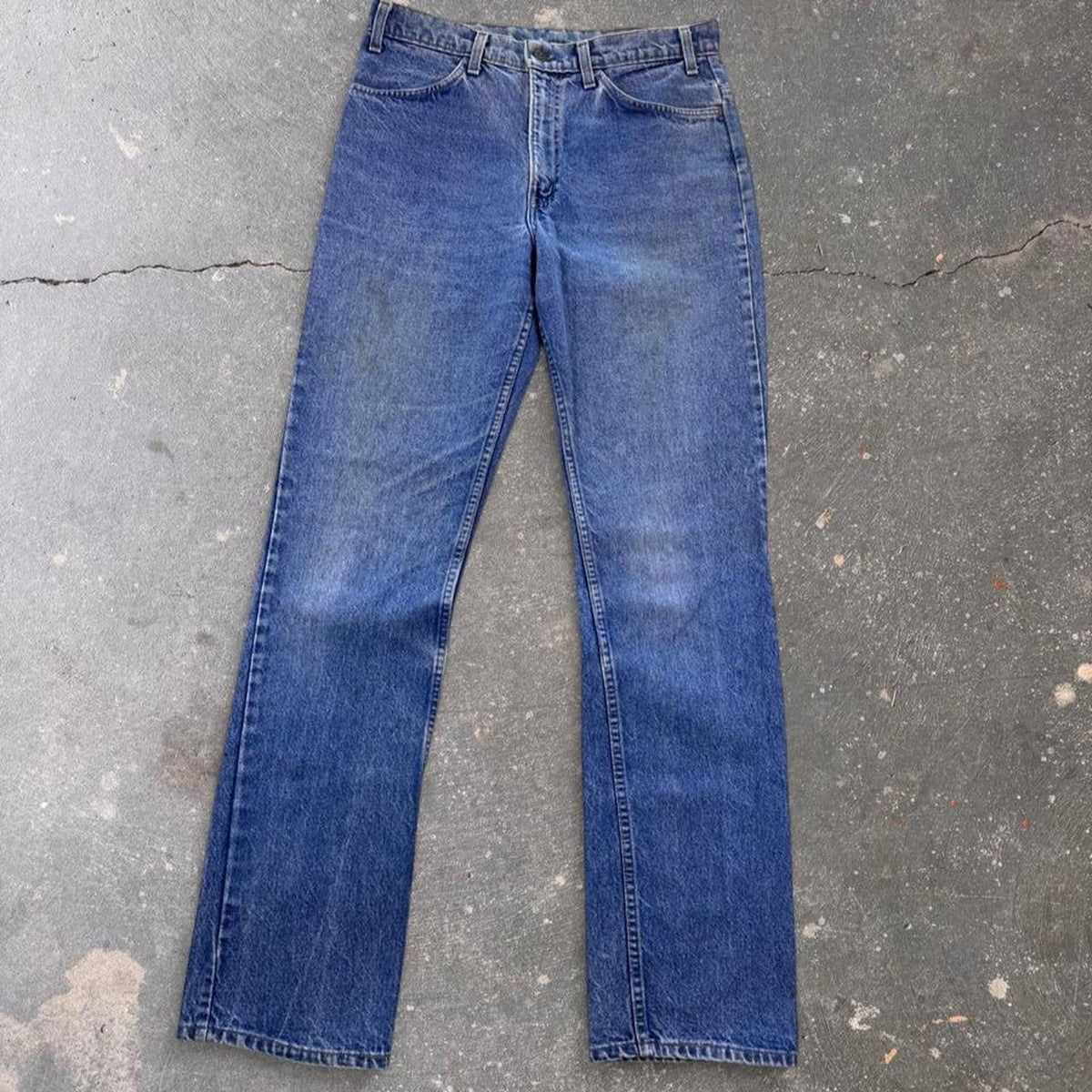 1980s Levi's 517 Orange Tab Bootcut Jeans | 33 x 33.5