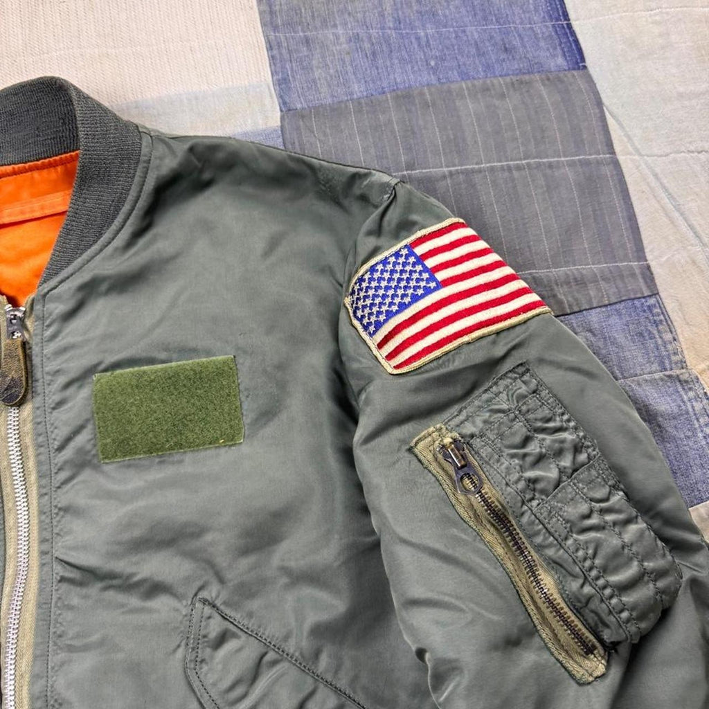 1977 Alpha Industries USAF L-2B Light Zone Flight Jacket | Medium