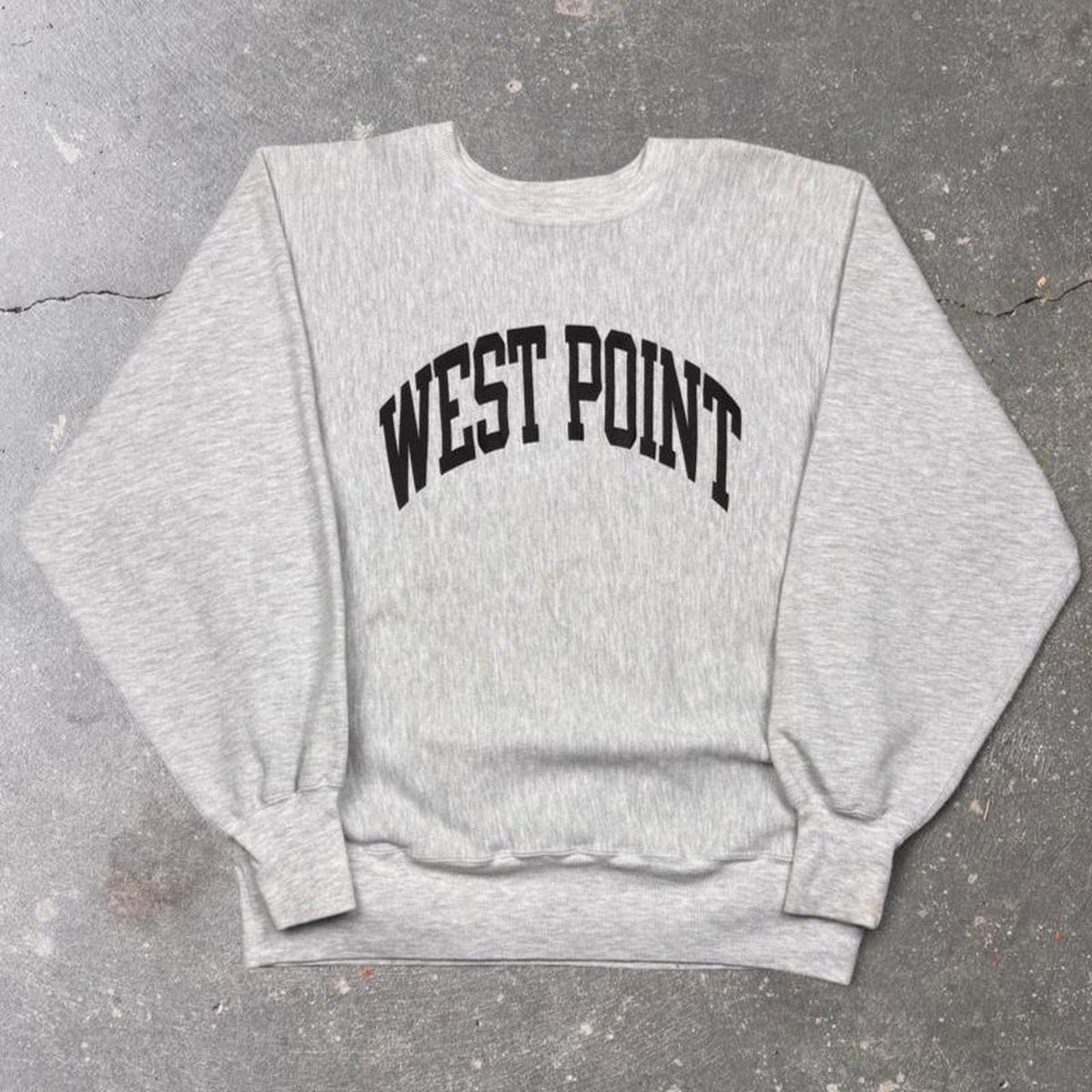 1990s Champion West Point Reverse Weave Sweatshirt | L