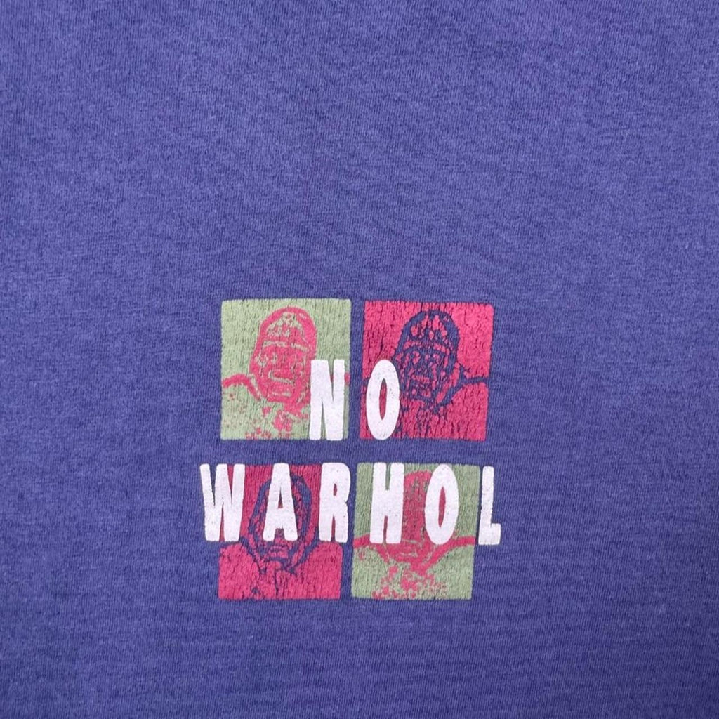 1990s No Warhol Pop Art Graphic Tee Purple Engbers | Large