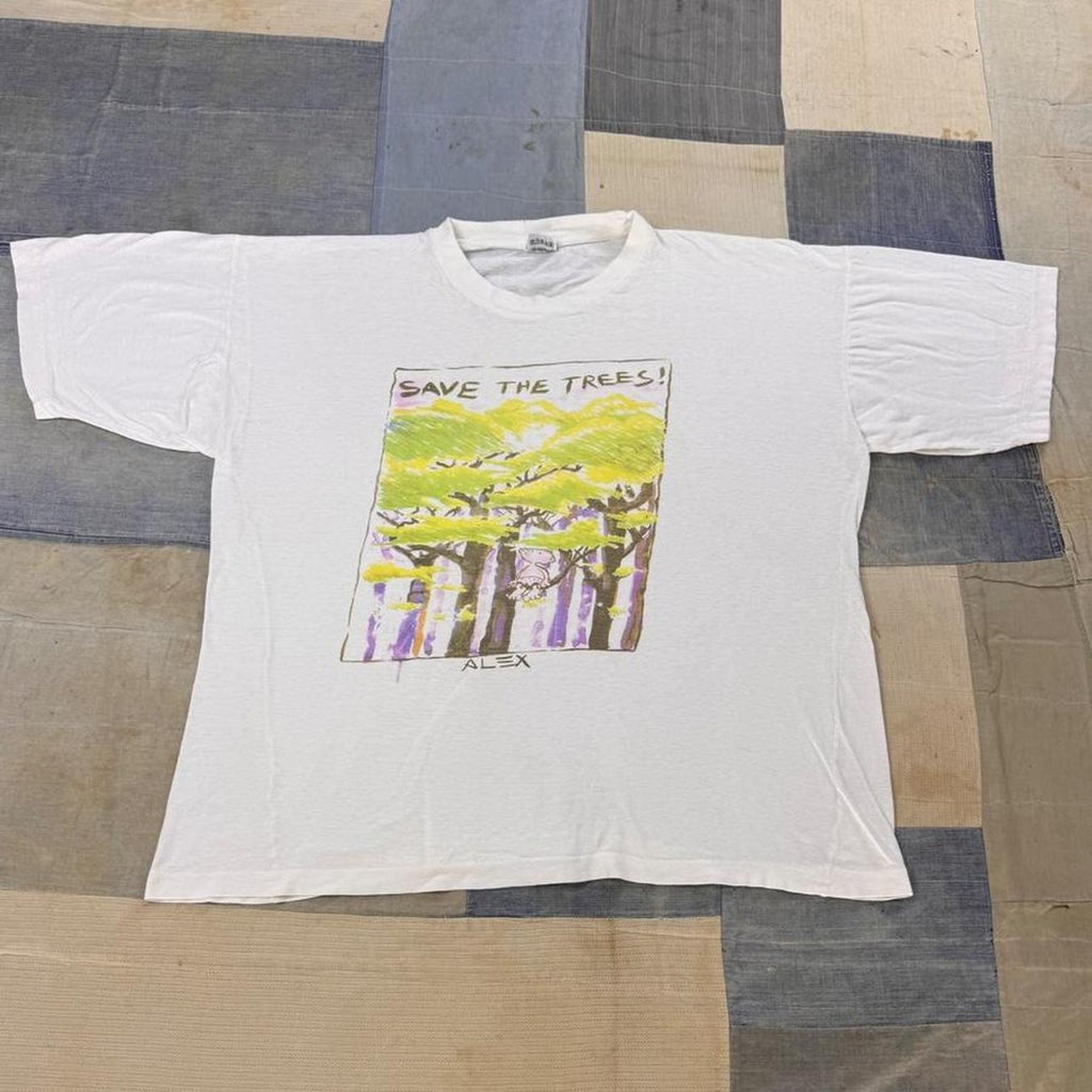 1990s Save the Trees Environmental Graphic Tee | XL