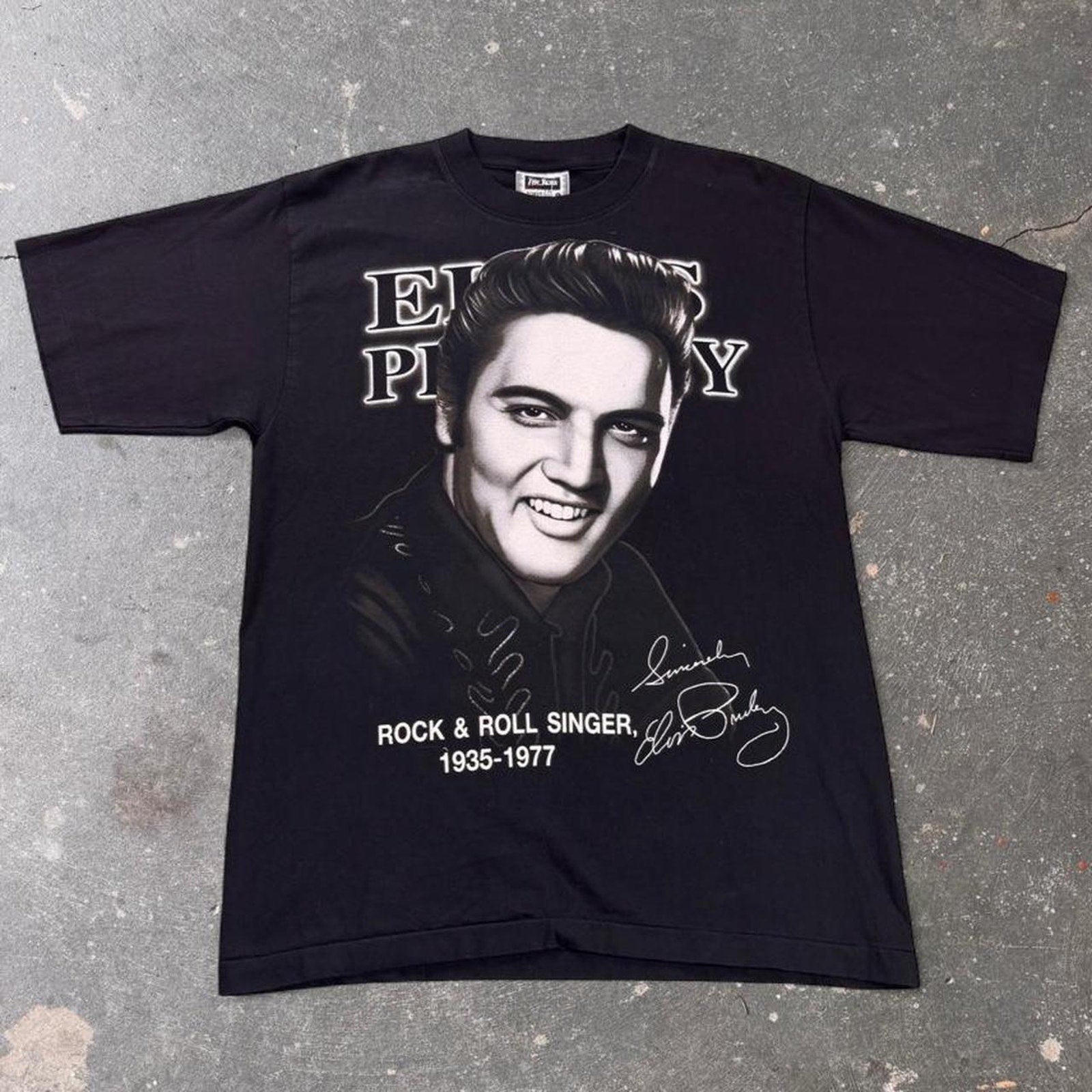 2000s Elvis Presley Rock & Roll Singer Memorial Tee | Large