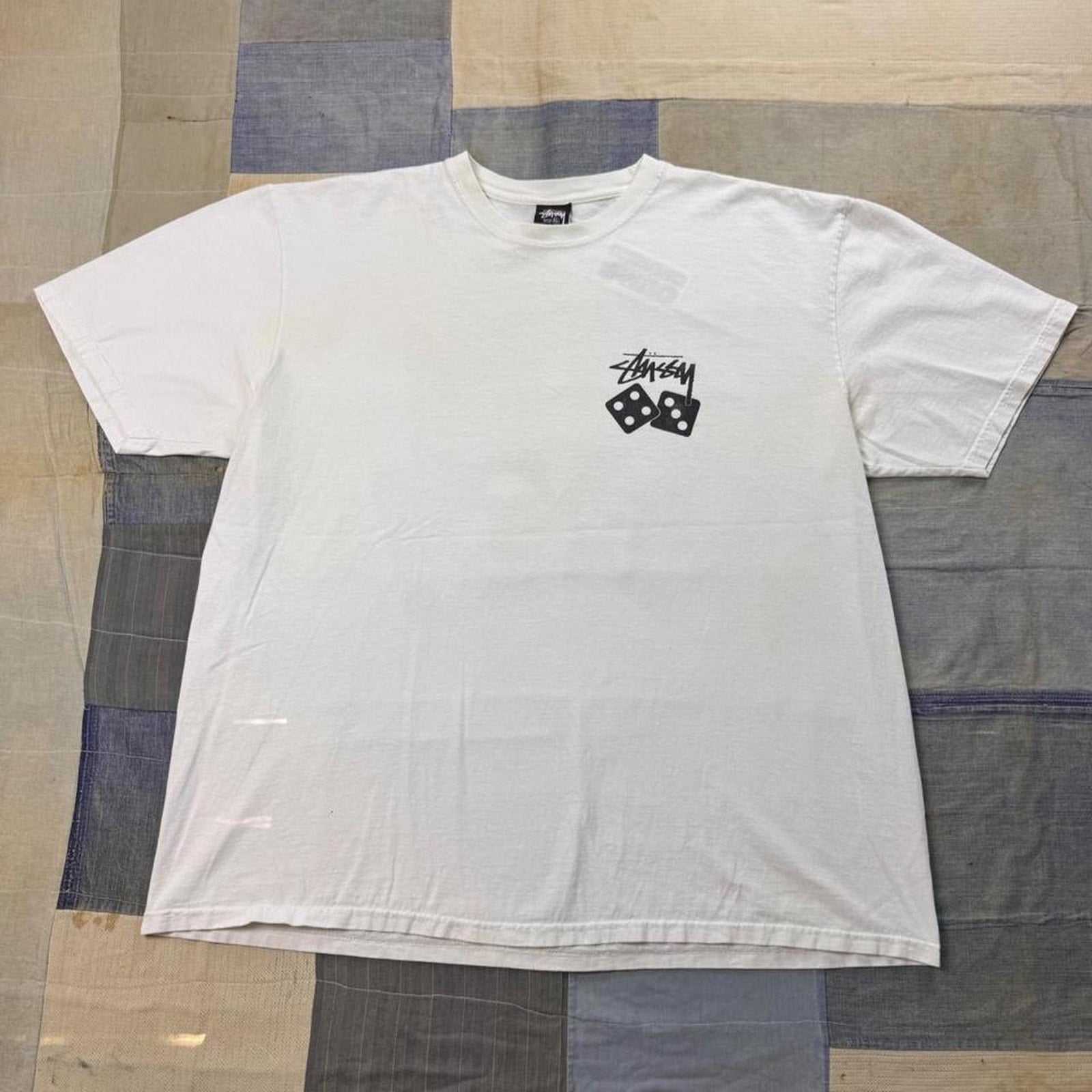 1990s Stüssy Dice Double-Sided Graphic Tee | XL