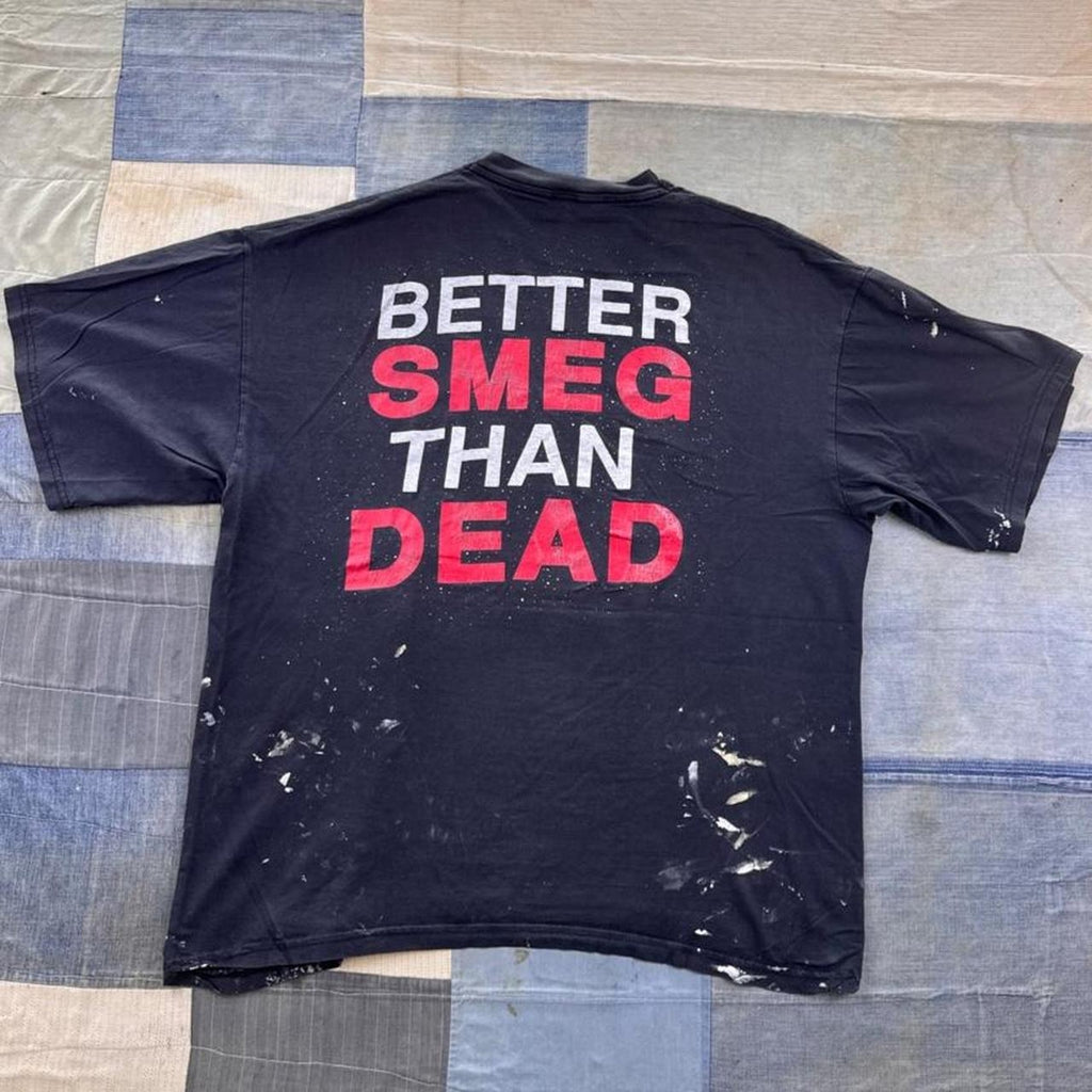 1990s Red Dwarf Smeg Head Better Smeg Than Dead Tee | XL