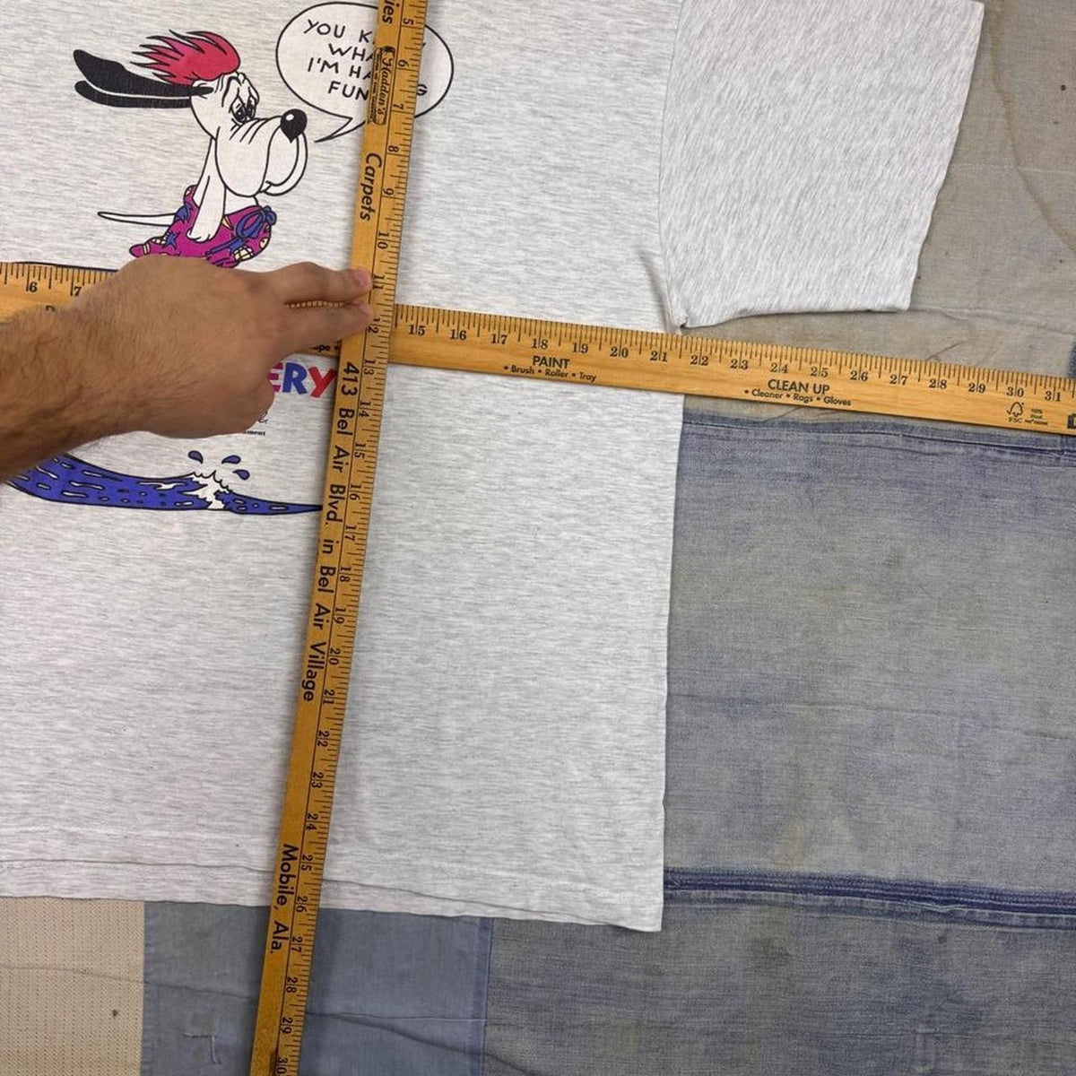 1990s Tex Avery Surfing Dog Tee | M