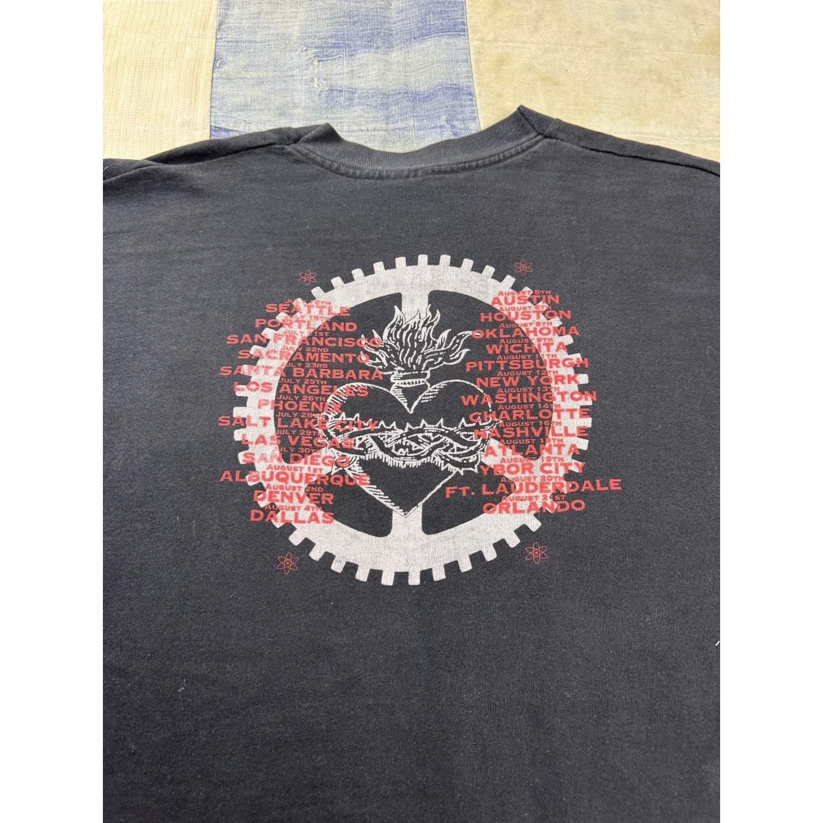 Vintage Carcass Heartwork 1994 Tour Long Sleeve Band T Shirt Death Metal USA XL