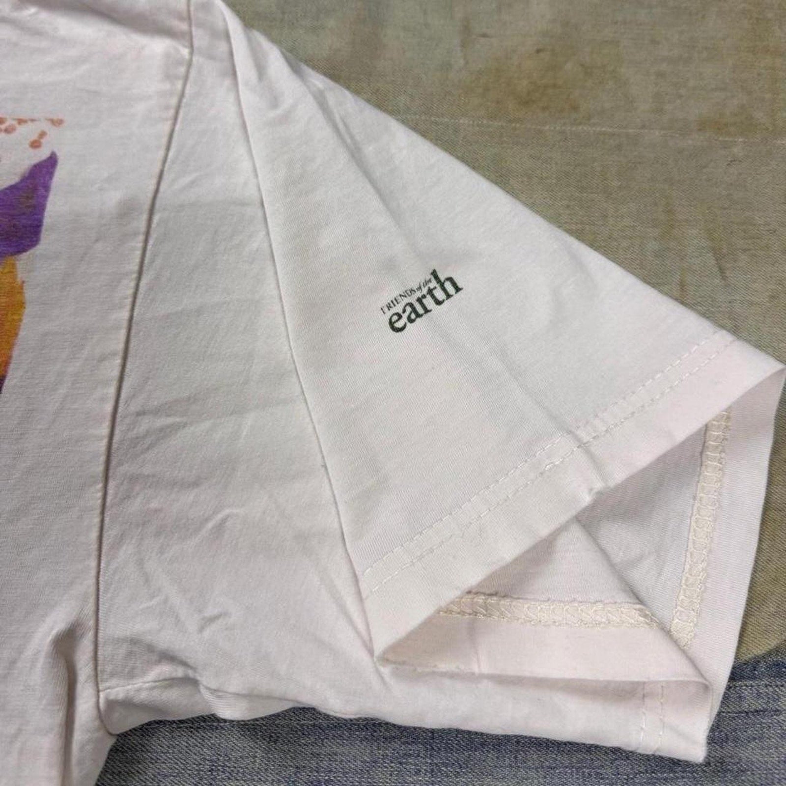 1990s Friends of the Earth environmental art Tee | Large