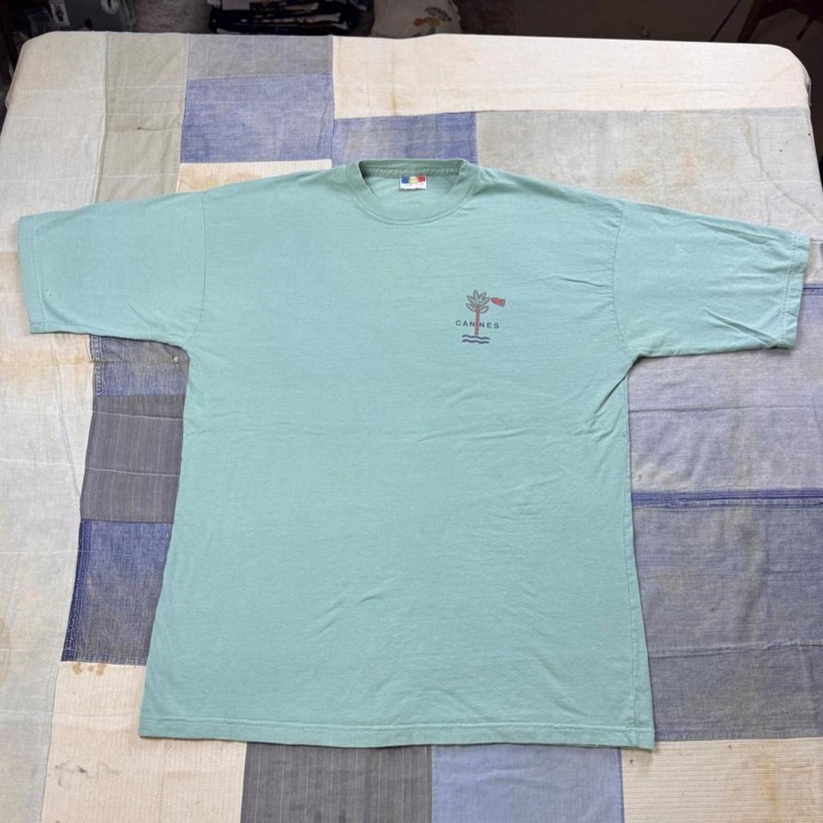 1990s French Riviera Cannes Graphic Tee | XXL