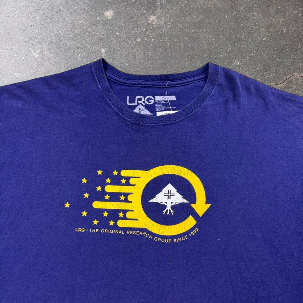 2000s LRG Cycle Logo Streetwear Tee | 2XL