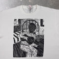 1990s House of Blues Bluesman Woodcut Tee | M