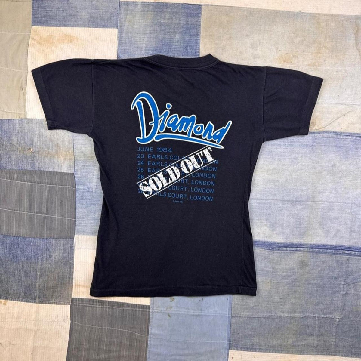 1984 Neil Diamond Earls Court London Concert Tour Tee | Small