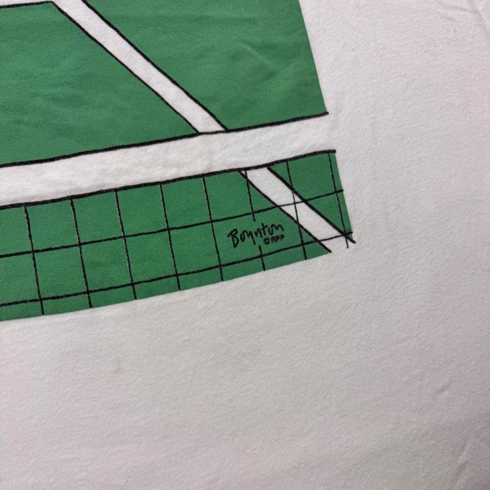 1990s Bonton Tennis Cats “Love Means Nothing” Graphic Tee | XL
