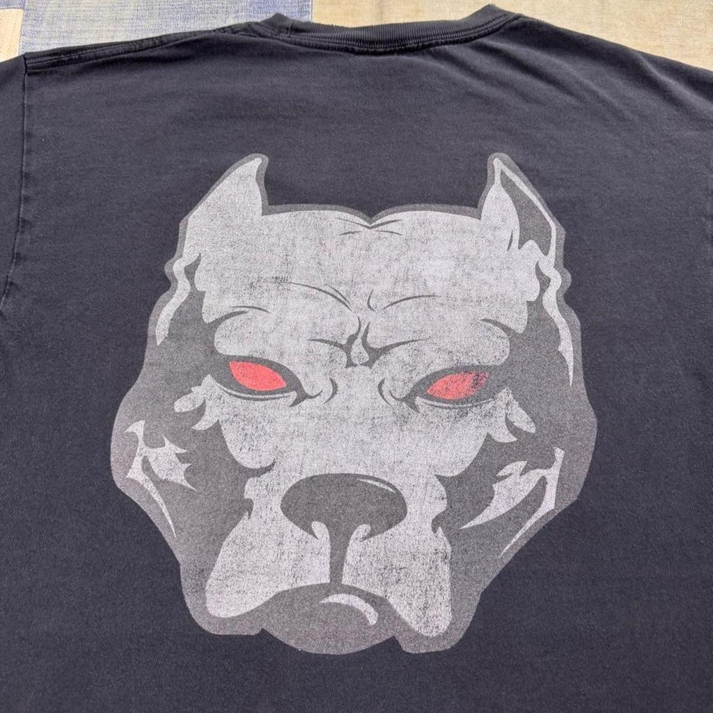 2000s Pit Bull Germany Red Eyes Dog Graphic Tee | Medium