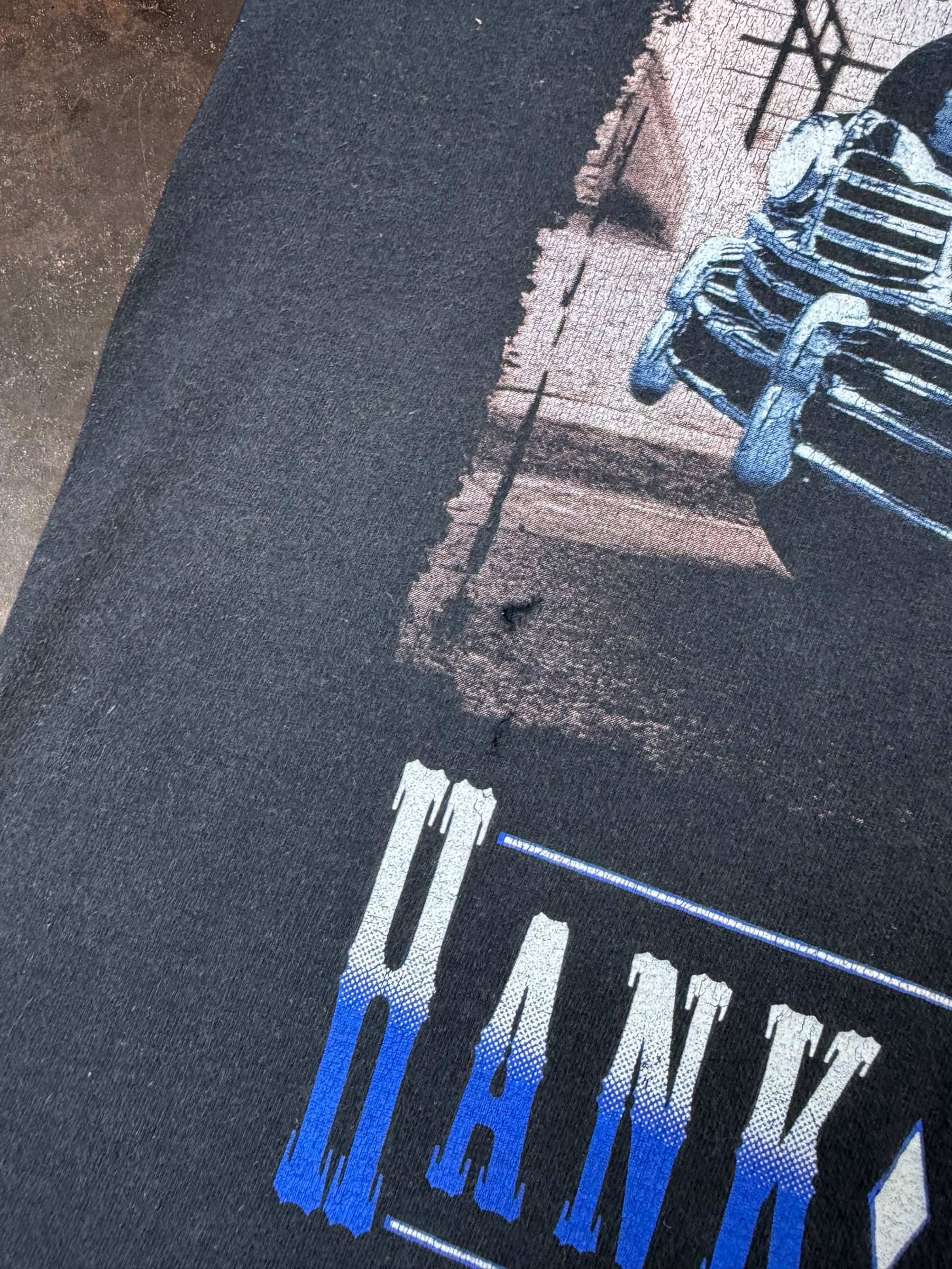 1990’s Hank Williams Senior Black Memorial Shirt| Large