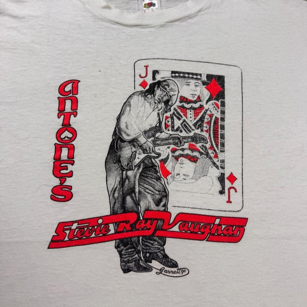 1991 Stevie Ray Vaughan Antone’s 16th Anniversary Blues Tee | Large