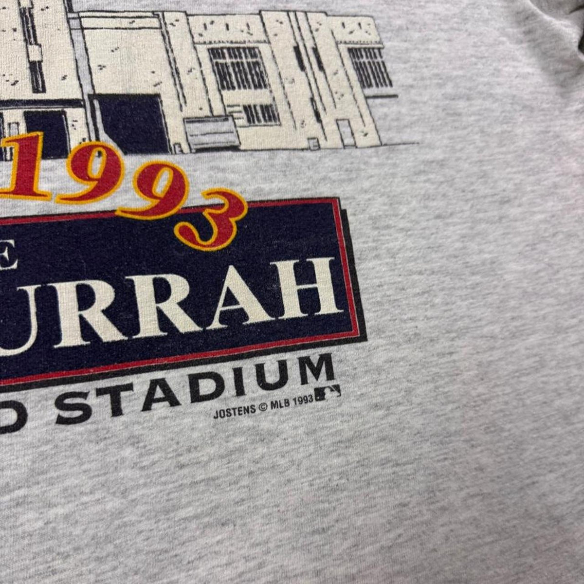 1993 Cleveland Stadium “The Last Hurrah” MLB Tee | Large