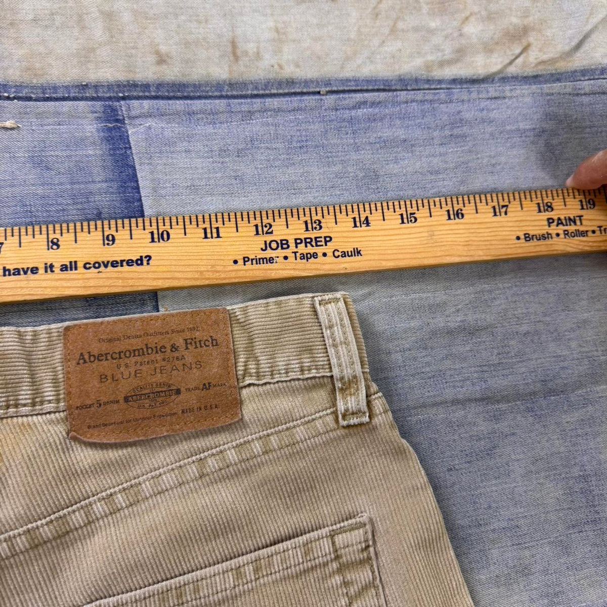 90s vintage womens abercrombie bootcut corduroy pants | 27 x 28