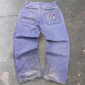 1990s Sir Benni Miles New York Baggy Denim Jeans | 36x31.5