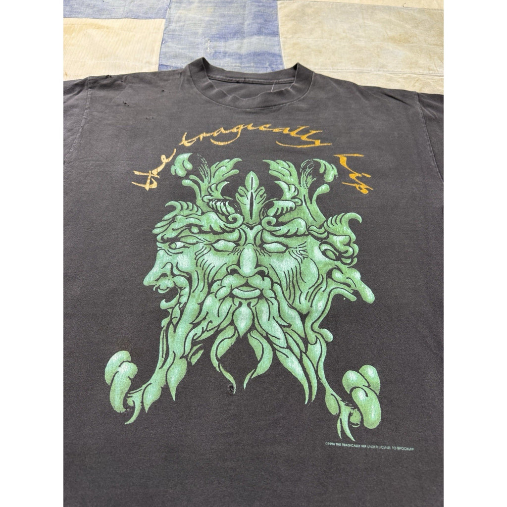 Vintage 1995 The Tragically Hip Canadian Tour Brockum Band T Shirt USA Made XL